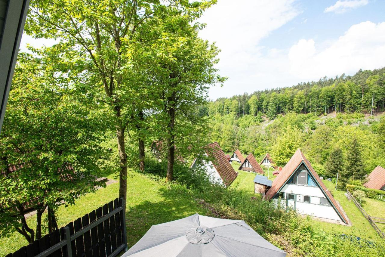 Ferienhaus Waldperle Hotell Ronshausen Exteriör bild